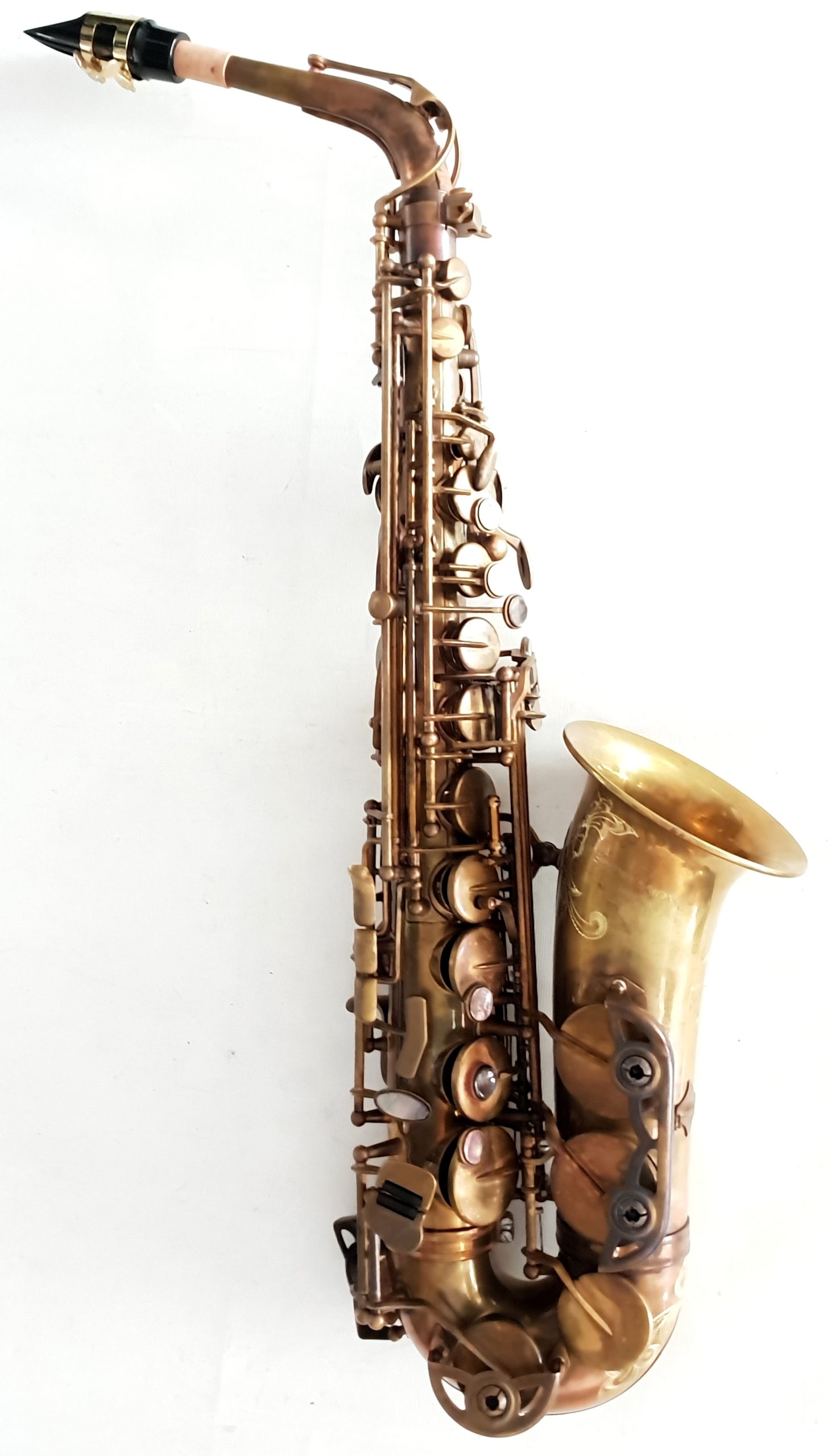 Tenor Saxophon Sax Saxofon Leicht Case Koffer Mundstück Blättchen Antique Yellow 
